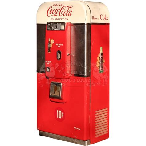 V By The Vendo Company Classic Coca Cola Coin Operated Vending