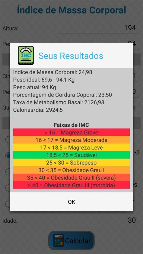 Download Do Apk De Imc Índice De Massa Corporal Para Android