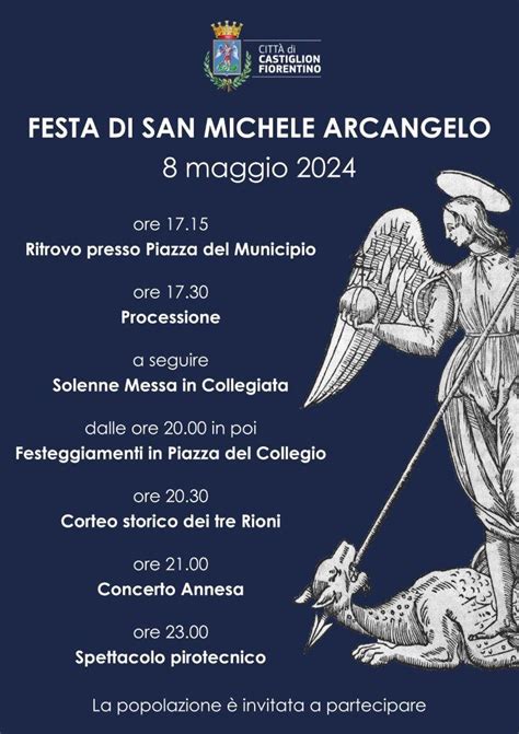 Castiglion Fiorentino Celebra Il Santo Patrono San Michele Arcangelo