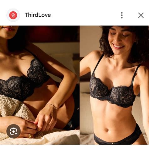 Thirdlove Intimates Sleepwear New Thirdlove Lace Balconette Bra Black And Nude E Poshmark