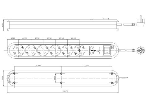 Bachmann Smart X Power Strip Overvoltage Protection X Switch K