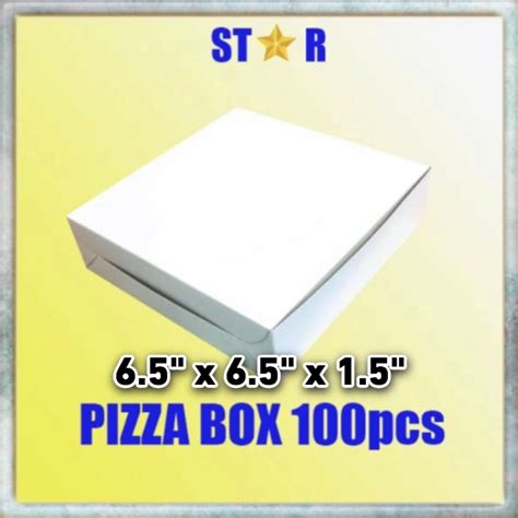 SPECIAL OFFER 100pcs White Box For Talam Kuih Lapis Pizza Puff