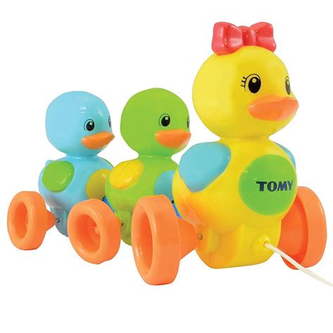 Tomy Quack Along Ducks W Soundspush Pull Along For Toddlerbabykids