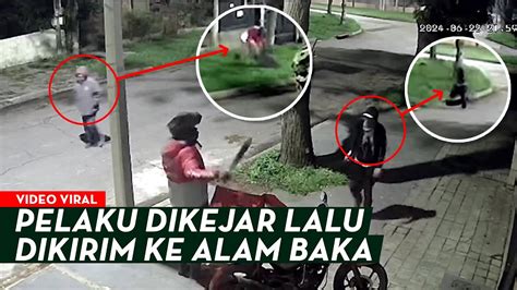 Pembegal Apes Dihajar Golok Lalu Dikirim Ke Alam Baka Bukannya