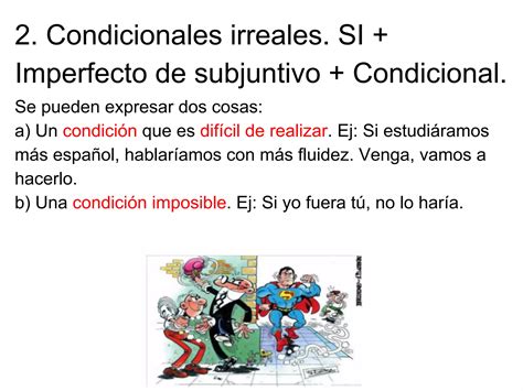 Oraciones Condicionales B Ppt Descarga Gratuita