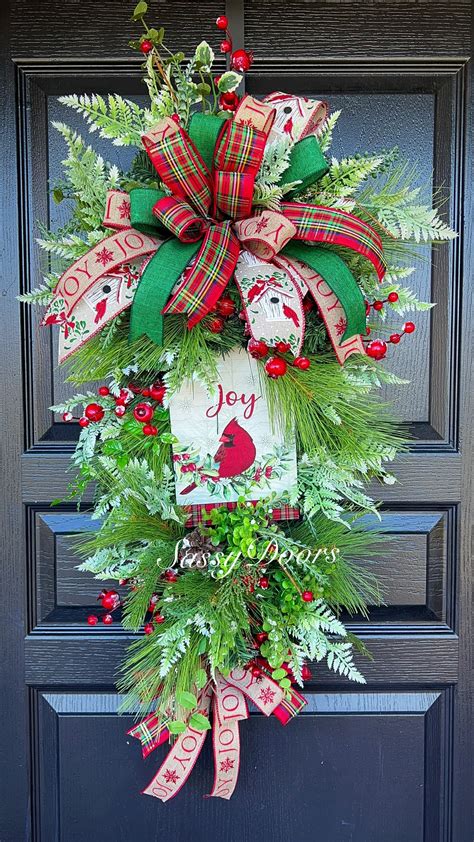 Christmas Swag Christmas Wreath Swag For Front Door Christmas Swag