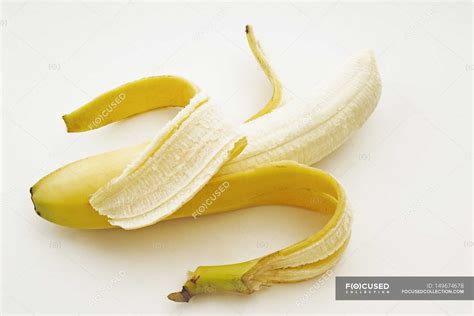 Free Photo Peeled Banana Appetizing Macro White Free Download