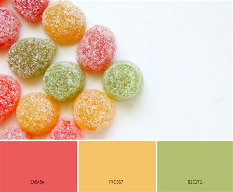 Fruit Pastilles Pastel Color Palettes