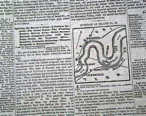 1862 Corinth Ms Civil War Map