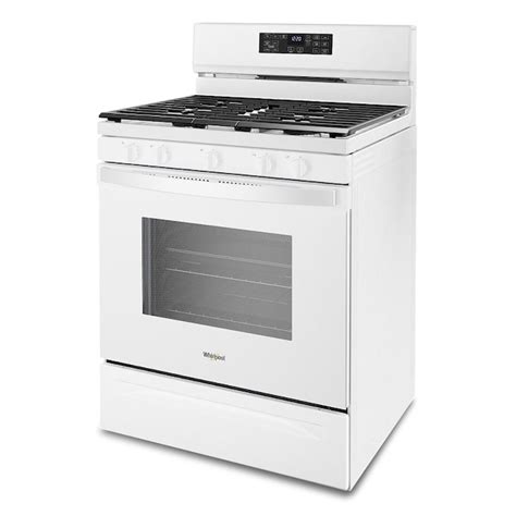 Whirlpool 30 In 5 Burners 5 Cu Ft Self Cleaning Air Fry Convection Oven