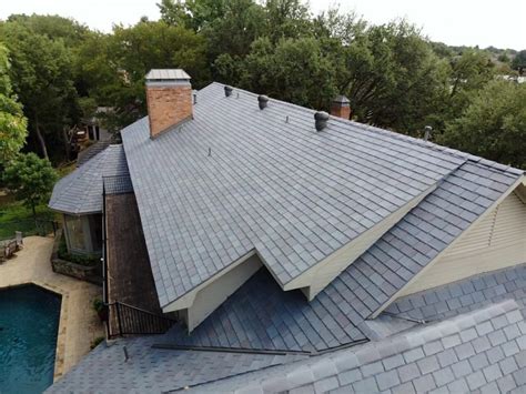 Composite Slate Roof Gives House A Facelift Davinci Roofscapes