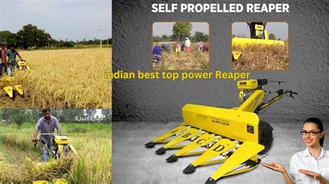 Kisankraft Power Reaper Dhan Kata Machine Rice Cutting Machine Paddy