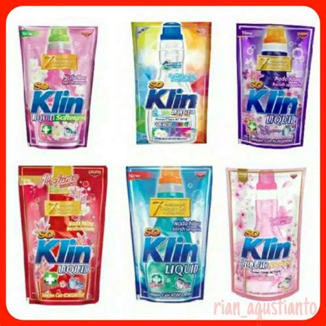 Jual So Klin Liquid Deterjen 720ml 525ml Shopee Indonesia