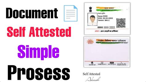 How To Self Attest Your Document Easy Process Full Details By