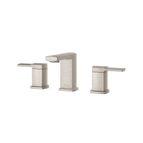 Pfister Pfister Deckard Brushed Nickel Widespread 2 Handle Watersense Bathroom Sink Faucet With