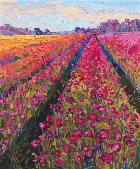 Flower Fields Contemporary Impressionism Erin Hanson Art Gallery In