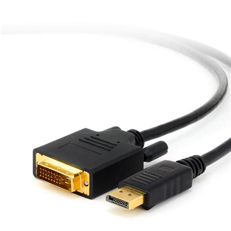 CSL 2m Metres HQ Premium DisplayPort DP To DVI Cable Certified