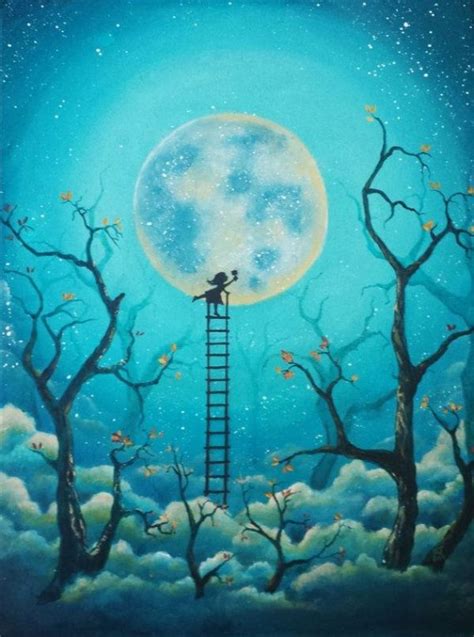 Acrylic Night Time Paintings Tameika Trammell