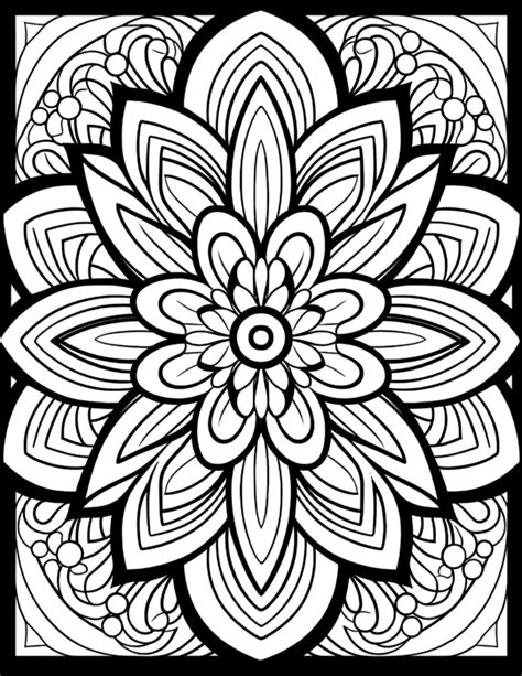 Free Simple Patterns Coloring Page 57 Free Coloring Adventure