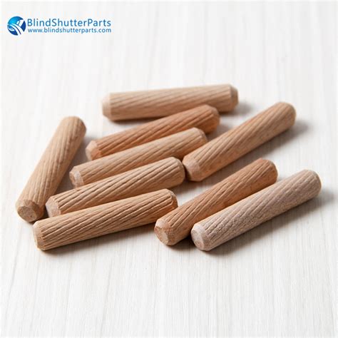 Assorted Wooden Dowels M6 M8 M10 Hard Wood Grooved Plugs Furniture