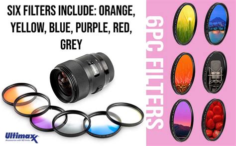 Amazon Ultimaxx 55MM Complete Lens Filter Accessory Kit For