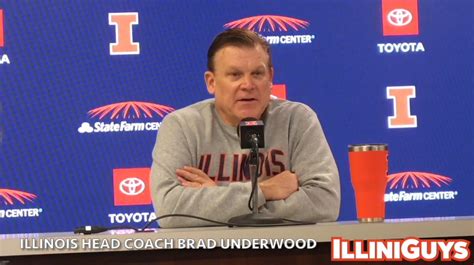 Watch Illini Coach Brad Underwood Previews Thursday S Ohio State