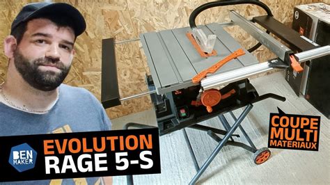 Je Teste La Scie Sur Table Rage S Evolution Power Tools Youtube