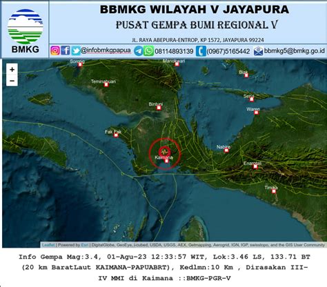 Sejumlah Warga Panik Rasakan Gempa Magnitudo Guncang Kaimana