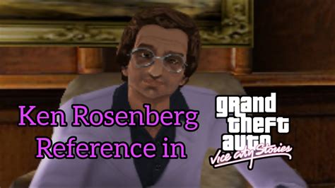 Ken Rosenberg Reference In Gta Vice City Stories Youtube