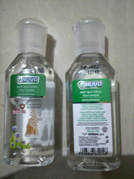 Jual Nuvo Anti Bacterial Spring Nature Green Hand Sanitizer 50 Ml Di