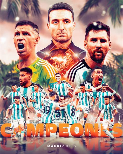 campeones del mundo behance