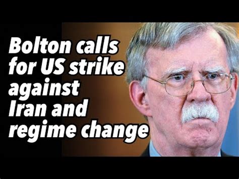 John Bolton calls for destruction of Iran