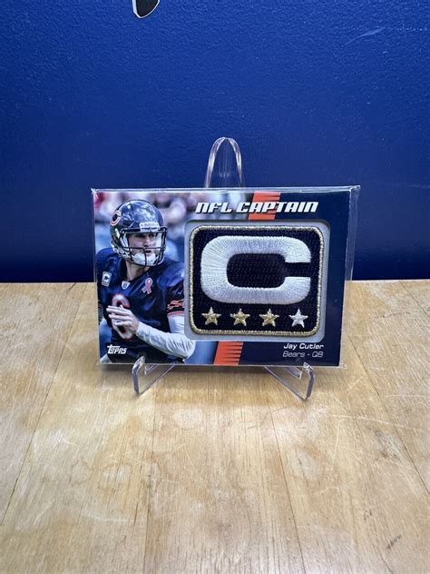 2012 Topps Nfl Captain Commemorative Captains Patch Jay Cutler Ncp Jc