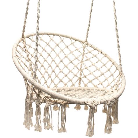 Bungalow Rose Cottle Hanging Rope Swing Chair | Wayfair