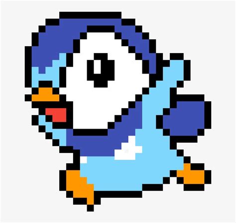 Piplup - Pixel Art Minecraft Transparent PNG - 1200x1200 - Free ...