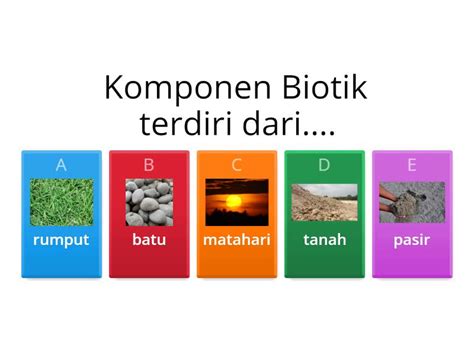 Kuis Projek IPAS Ekosistem Quiz