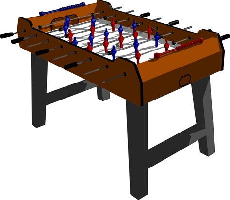 Clipart - Foosball Table