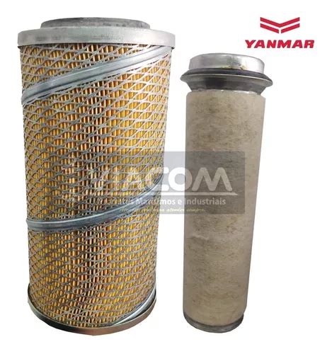 Elemento Filtro De Ar Motor Yanmar Tnv98 Tne Trator