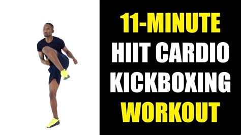 Hiit Cardio Kickboxing Workout For Beginners 11 Minutes Only Youtube