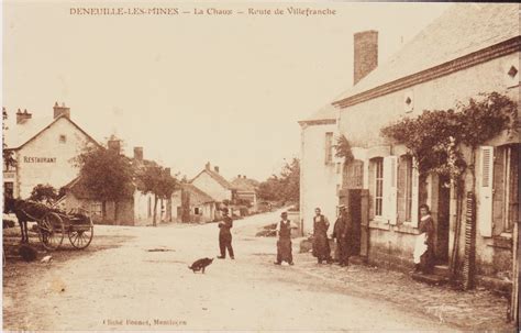 Photos Et Carte Postales Anciennes De Deneuille Les Mines Mairie De