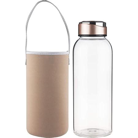 SHBRIFA Bouteille D Eau En Verre Borosilicate 1000ml 1500ml Gourde