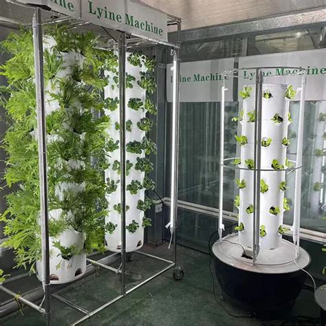 Oem Vertical Farming Tower Garden Vertical Hydroponic Growing System