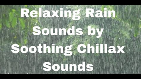 Soothing Rain Sounds For Sleep YouTube