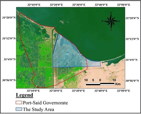 Location map of East Port-Said Area. III. Data and methodology 3.1 Data ...