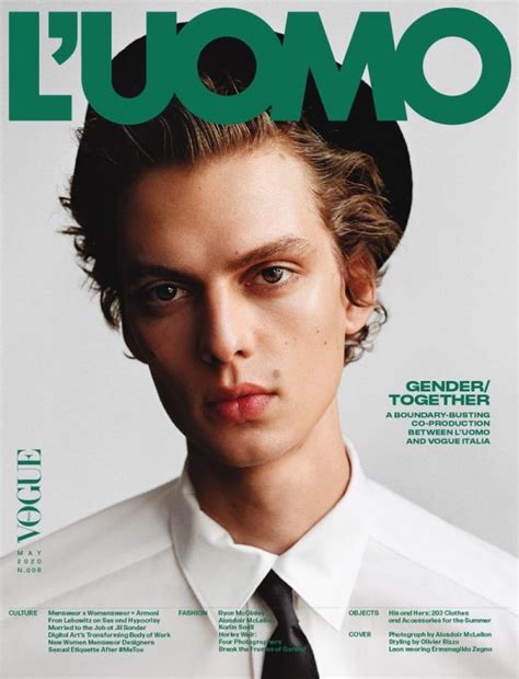 Leon Dame 2020 L'Uomo Vogue Cover Story