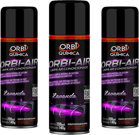 Higienizador Orbi Air Limpa Ar Condicionado Higieniza O Automotiva