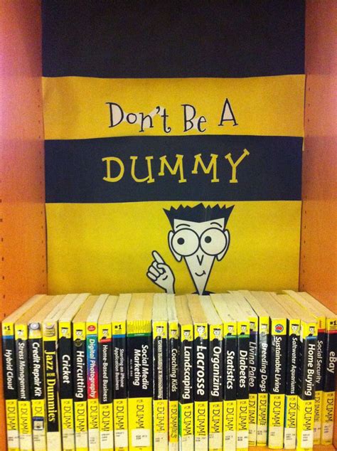 Dummies Book Display At Rockville Memorial Book Display Dummies Book Library Displays