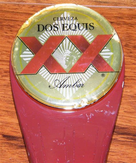 Cerveza Dos Equis Xx Amber Beer Tap Handle For Kegerators Kegs Read