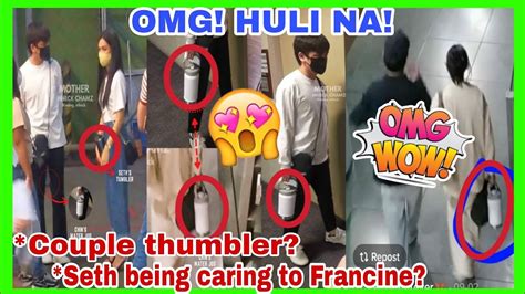 Oops Huli Seth Fedelin At Francine Diaz May Pa Couple Thumbler Sa