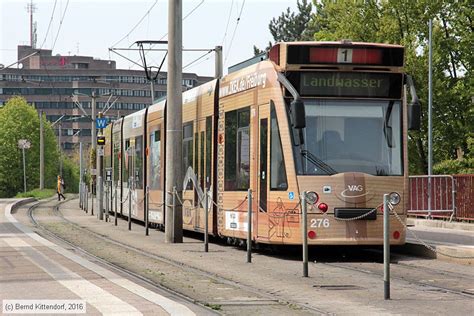 Deutschland Straßenbahn Freiburg im Breisgau Triebwagen 276